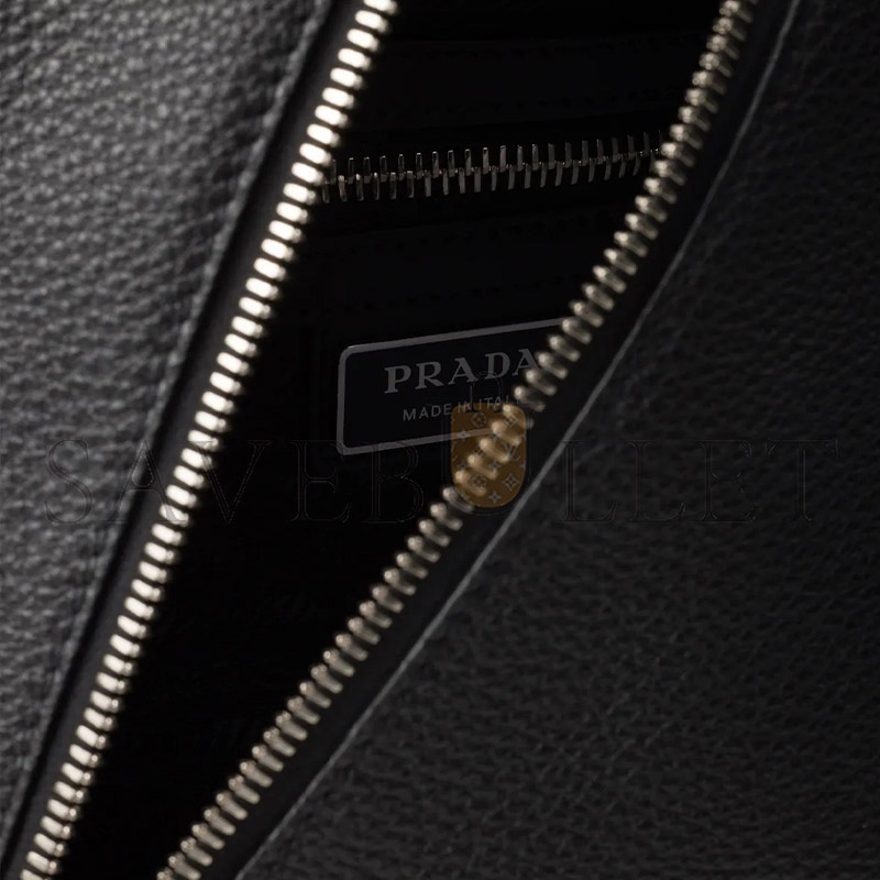 Pra*a cross leather bag 2vz092 (47.5*26.5*10cm)